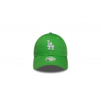 New Era Los Angeles Dodgers League Essentials Γυναικείο Καπέλο Πράσινο, Λευκό