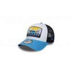 New Era Mykonos 9FORTY A-Frame Trucker Καπέλο Snapback Γαλάζιο, Λευκό, Μαύρο