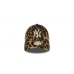New Era New York Yankees Leopard 9Forty Trucker Καπέλο Snapback Καφέ, Μπεζ, Μαύρο