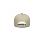 New Era New York Yankees MLB Metallic 9Forty Καπέλο Strapback Μπεζ, Ασημί