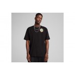 Puma Graphics Super Puma Ανδρικό Κοντομάνικο T-Shirt Μαύρο