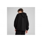 Puma Pumatech Track Ανδρική Πολυεστερική Ζακέτα με Κουκούλα Μαύρη