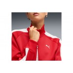 Puma T7 Always On Γυναικεία Πολυεστερική Ζακέτα Κόκκινη, Λευκή