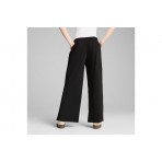 Puma Wardrobe Essentials Low Rise Γυναικείο Παντελόνι Φόρμας Μαύρο