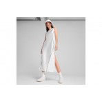 Puma Dare To Jer-She Γυναικείο Φόρεμα Maxi Λευκό