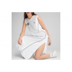Puma Dare To Jer-She Γυναικείο Φόρεμα Maxi Λευκό