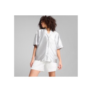 Puma Jer-She Baseball-Inspired Πουκάμισο Κοντομάνικο Γυναικείο (630799 01)