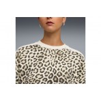 Puma T7 Leo Luxe Oversized Μπλούζα Με Λαιμόκοψη Γυναικεία (632136 91)