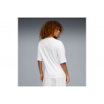 Puma Essentials Graphics Bedazzled Oversized T-Shirt Γυναικείο (634566 02)