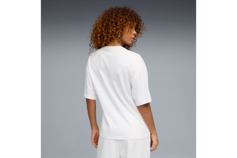 Puma Essentials Graphics Bedazzled Γυναικείο Κοντομάνικο T-Shirt Λευκό
