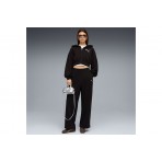 Puma Ess Graphic Bedazzled Γυναικεία Ζακέτα με Κουκούλα Μαύρη