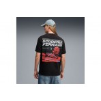 Puma Ferrari Speed Tee Ανδρικό Κοντομάνικο T-Shirt Μαύρο