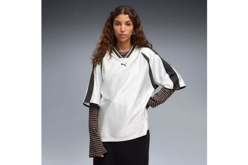 Puma T7 Oversized Football Jersey T-Shirt Γυναικείο (636622 02)