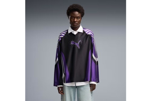 Puma Street Glam Bedazzled Jersey Μπλούζα Με V Γυναικεία (636650 01)