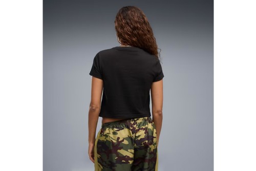 Puma Essentials Baby Cropped T-Shirt Γυναικείο (638756 01)