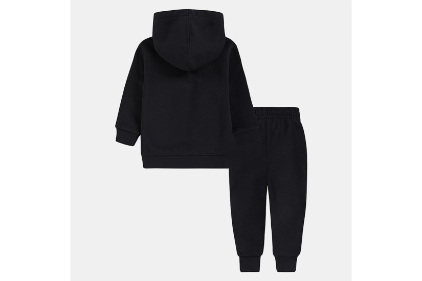 Jordan Jersey Pack Infants Βρεφικό Σετ Hoodie - Παντελόνι Φόρμας Μαύρο