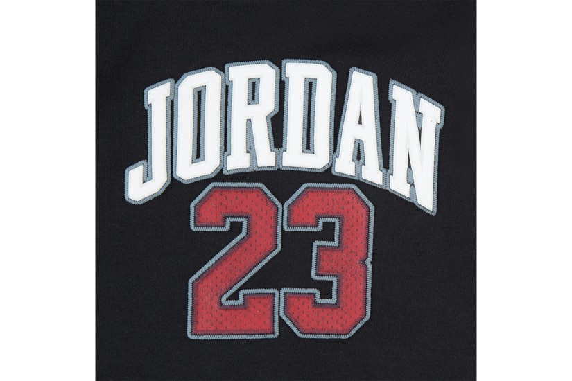 Jordan Jersey Pack Infants Βρεφικό Σετ Hoodie - Παντελόνι Φόρμας Μαύρο