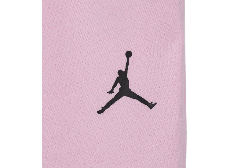 Jordan Jersey Pack Infants Βρεφικό Σετ Hoodie - Παντελόνι Φόρμας Ροζ