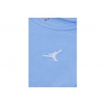 Jordan Brooklyn Essentials Βρεφικό Σετ Κοντομάνικο T-Shirt - Σορτς Σιέλ