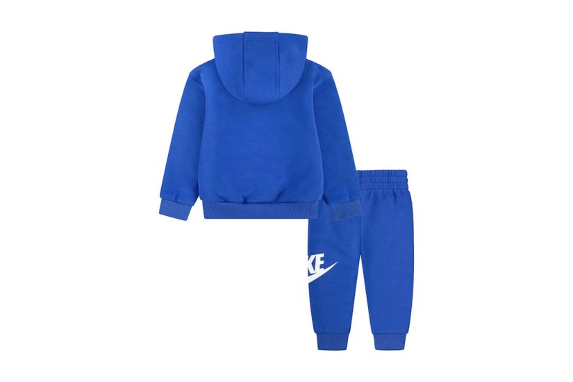 Nike Club Fleece Βρεφικό Σετ Hoodie - Παντελόνι Φόρμας Μπλε