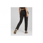 Puma Essentials Small No. 1 Logo Γυναικείο Παντελόνι Φόρμας Μαύρο