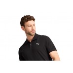 Puma Ess Pique Ανδρική Κοντομάνικη Polo Μπλούζα Μπλε Σκούρο