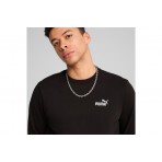 Puma Essentials Small No.1 Logo Ανδρική Μακρυμάνικη Μπλούζα Μαύρη