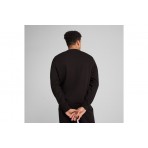 Puma Essentials Small No.1 Logo Ανδρική Μακρυμάνικη Μπλούζα Μαύρη