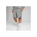 Puma Ess No 1 Logo Ανδρική Αθλητική Βερμούδα Γκρι