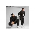 Puma Essentials No. 1 Logo Ανδρικό Παντελόνι Φόρμας Μαύρο
