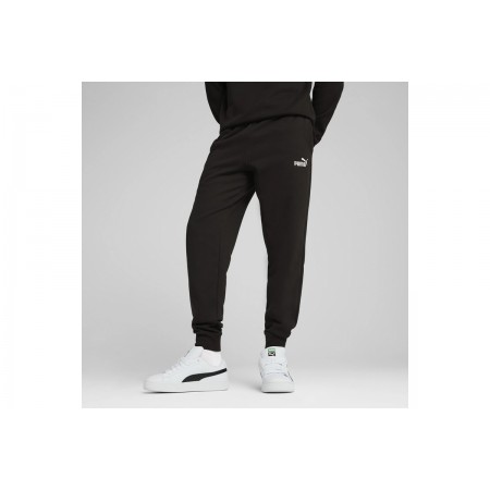 Puma Essentials No. 1 Logo Ανδρικό Παντελόνι Φόρμας Μαύρο