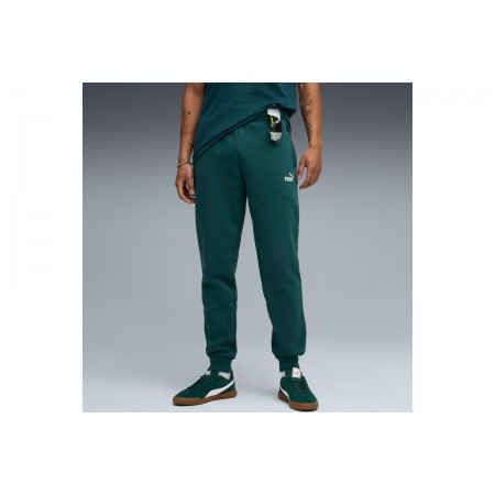 Puma Essentials No. 1 Logo Ανδρικό Παντελόνι Φόρμας Κυπαρισσί