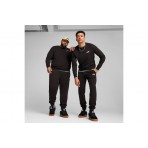 Puma Essentials No.1 Logo Ανδρικό Παντελόνι Φόρμας Μαύρο