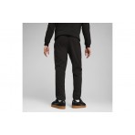 Puma Essentials No. 1 Logo Ανδρικό Παντελόνι Φόρμας Μαύρο