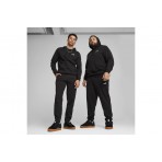 Puma Essentials No. 1 Logo Ανδρικό Παντελόνι Φόρμας Μαύρο