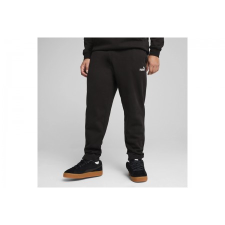 Puma Essentials No. 1 Logo Ανδρικό Παντελόνι Φόρμας Μαύρο