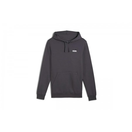 Puma Essentials 2 Colour Small No. 1 Logo Ανδρικό Φούτερ με Κουκούλα Ανθρακί