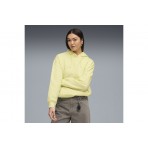 Puma Essentials Γυναικείο Φούτερ με Κουκούλα Κίτρινο