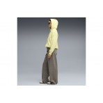 Puma Essentials Γυναικείο Φούτερ με Κουκούλα Κίτρινο