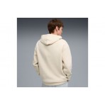 Puma Class Pinnacle Ανδρικό Φούτερ με Κουκούλα Εκρού