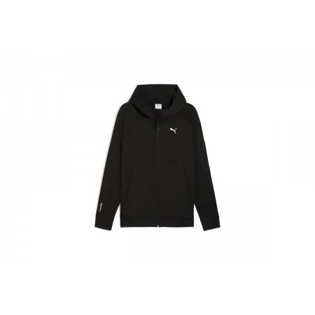 Puma Pumatech Ανδρική Ζακέτα με Κουκούλα Μαύρη