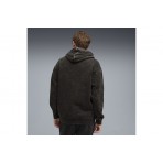 Puma Essentials Elevated Wash Ανδρικό Φούτερ με Κουκούλα Ανθρακί