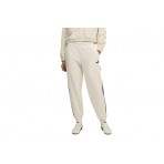 Puma Essentials Animal Print Γυναικείο Παντελόνι Φόρμας Εκρού