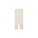 Puma Essentials Tape Γυναικείο Παντελόνι Φόρμας Εκρού