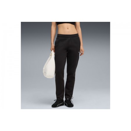 Puma Evostripe Γυναικείο Παντελόνι Φόρμας Μαύρο