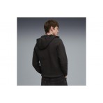 Puma Evostripe Ανδρική Ζακέτα με Κουκούλα Μαύρη