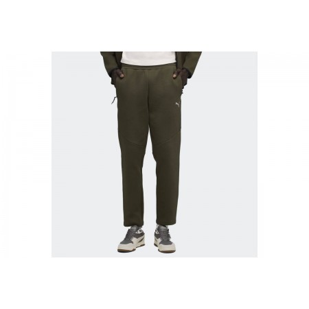 Puma Evostripe Ανδρικό Παντελόνι Φόρμας Χακί