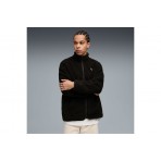Puma Essentials Ανδρική Ζακέτα Sherpa Μαύρη