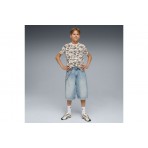 Puma Mid90S Aop Tee Παιδικό Κοντομάνικο T-Shirt Σάπιο Μήλο, Μαύρο