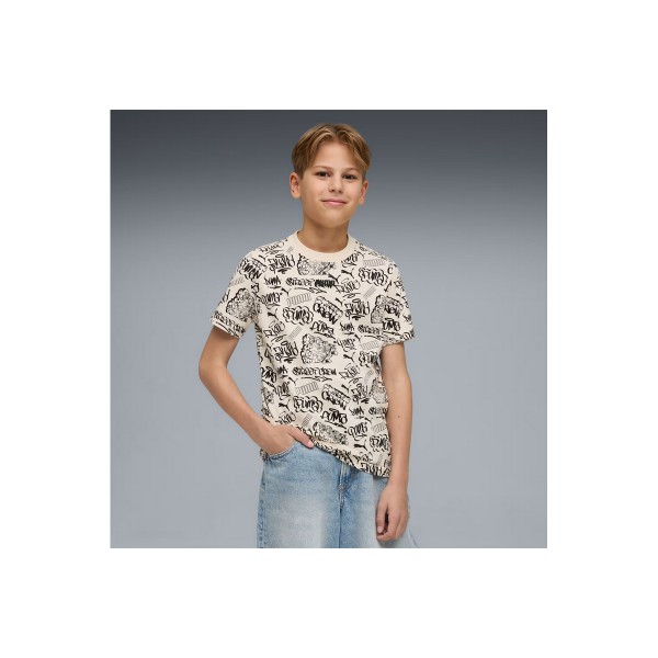 Puma Mid 90S Printed T-Shirt Ανδρικό (691749 87)